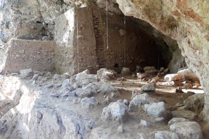 Archivo - El yacimiento Abrigo del Molino.