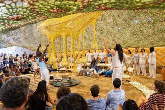 ÛBendición', performance de Courtney Desiree Morris en el C3A en 2023.