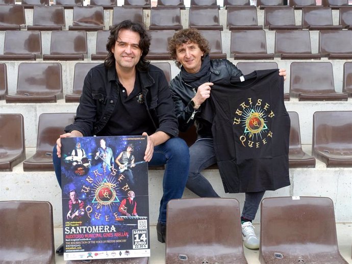 Presentación del concierto ‘Unrisen Queen’, que tendrá lugar en Santomera el 14 de junio