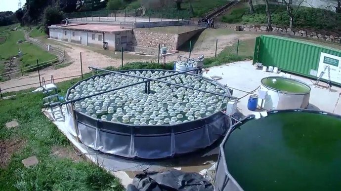 Planta piloto Life SPOT en las instalaciones de Torre Marimón, Caldes de Montbui