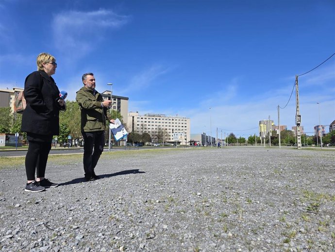 Jon Andoni Uria en el espacio ferial de Ansio.