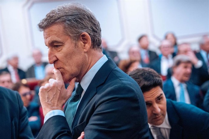 El presidente del Partido Popular, Alberto Núñez Feijóo.