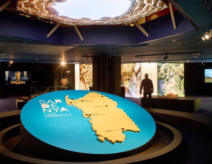 L'exposició dedicada a la prehistòria sarda