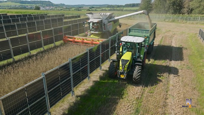 5.2 MW Vertical Agri-PV Project, HJT Modules Provided By Huasun (Photo Credit: Next2sun)