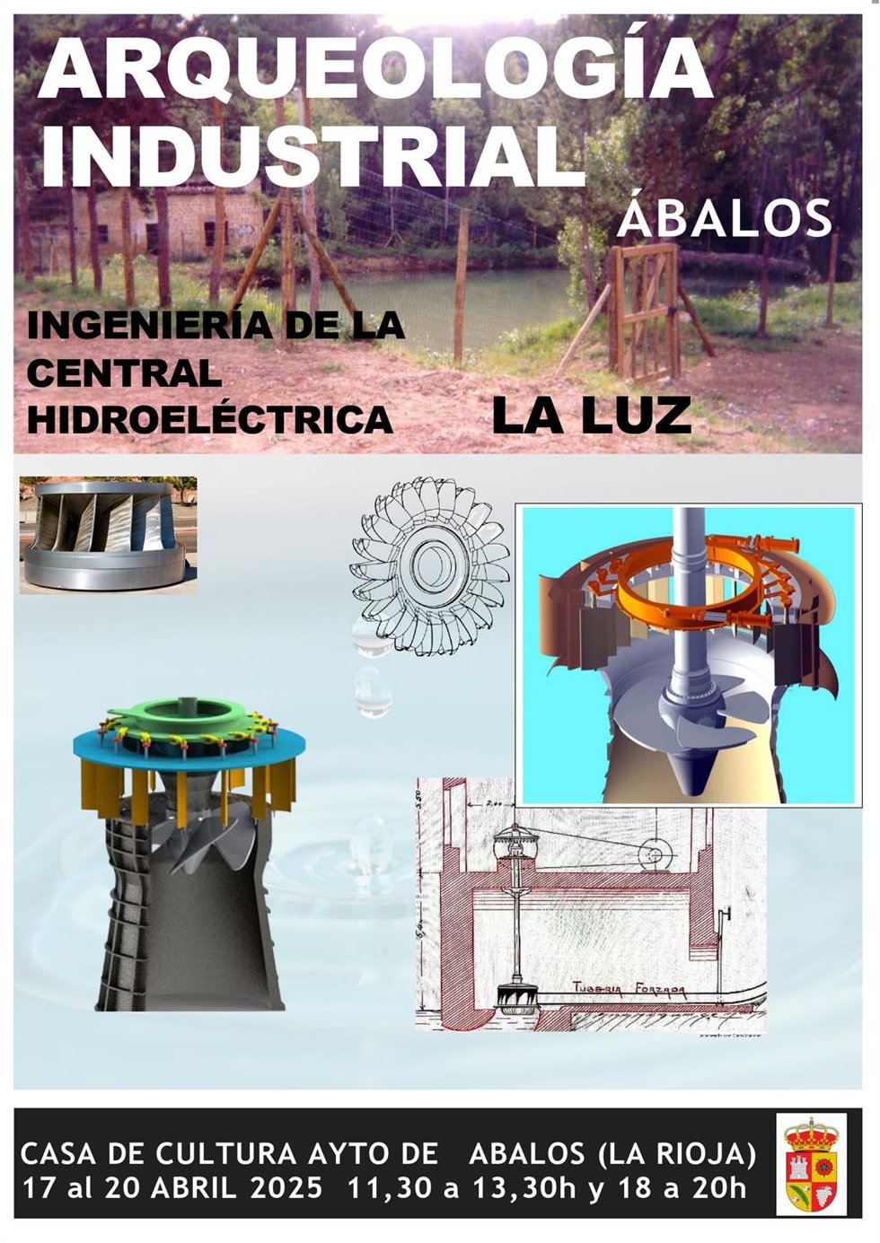 Exposición en Ábalos sobre Arqueologia Industrial