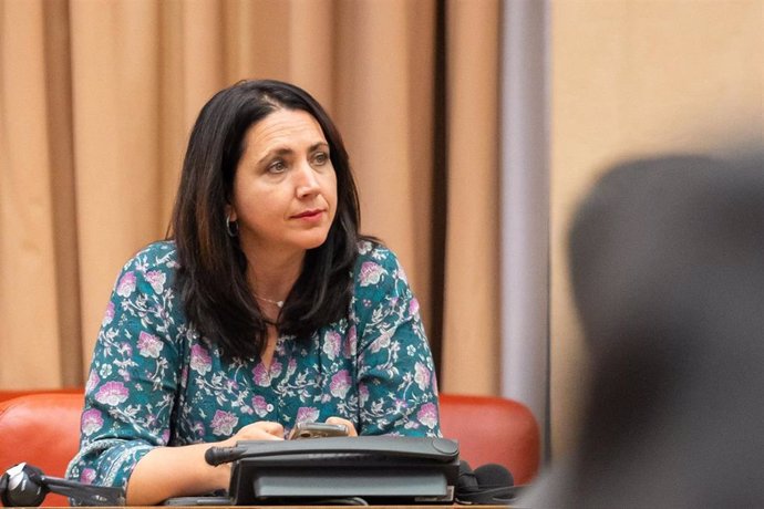 Archivo - La diputada por el PP de Jaén María Torres.