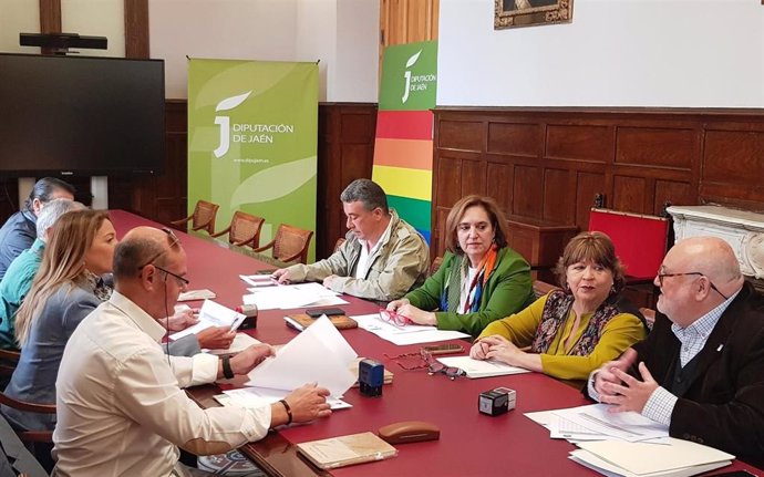 Reunión sobre el Plan de Formación para Municipalistas de la Diputación de Jaén.
