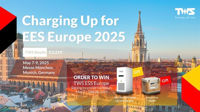 TWS Technology will Present at EES Europe 2025 and Launch Signing Incentive Campaign to Empower Europe’s Energy Transition