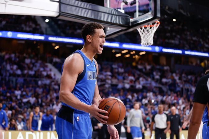 Archivo - Dwight Powell, en un partido con los Dallas Mavericks.