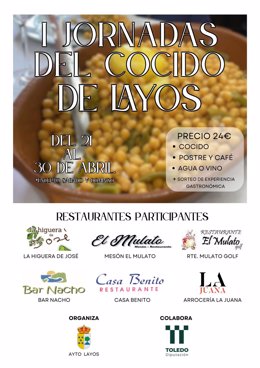 Cartel de las jornadas del cocido.