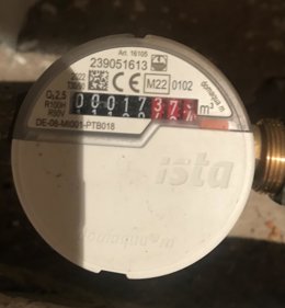 Contador de agua de una vivienda particular