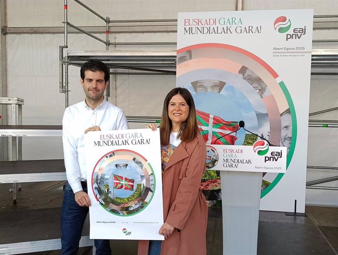 Presentación en Bilbao del Aberri Eguna del PNV