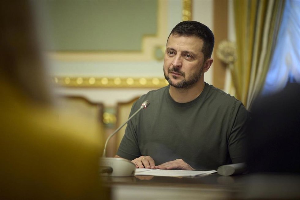 Archivo - Imagen de archivo del presidente de Ucrania, Volodimir Zelenski