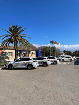 Coches de la Policía Local de Alcúdia.