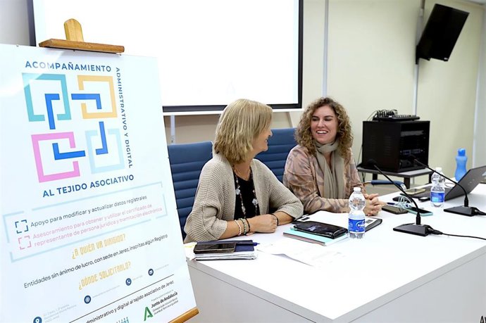 Encuentro del proyecto de Acompañamiento Administrativo y Digital de Jerez de la Frontera (Cádiz).