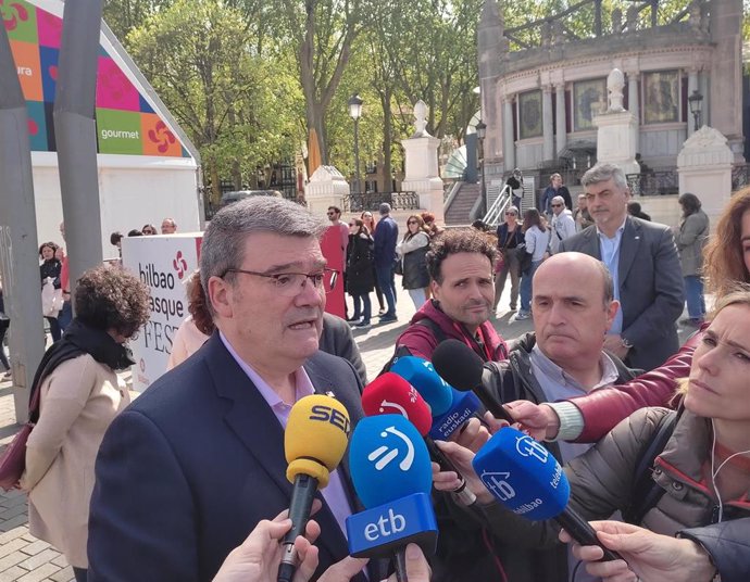 El alcalde de Bilbao, Juan Mari Aburto