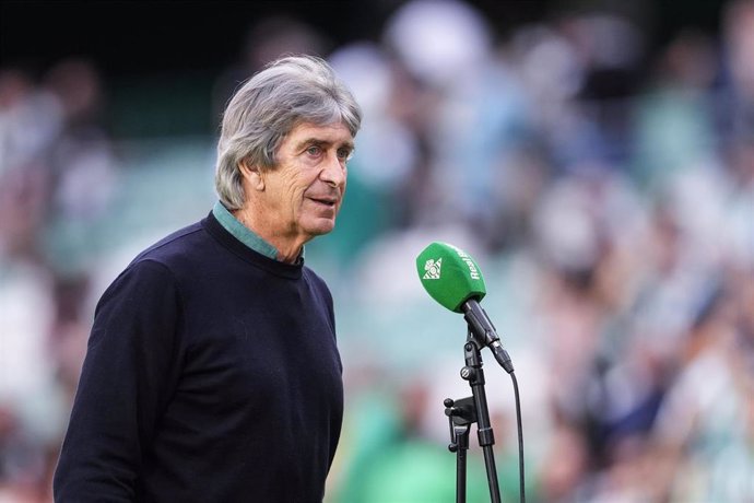 Manuel Pellegrini, entrenador del Real Betis, tras un partido