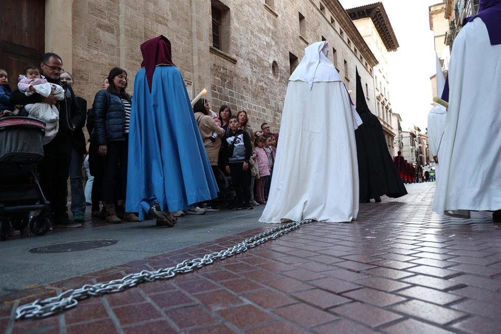 Archivo - Procesión del Cristo de la Sangre.
