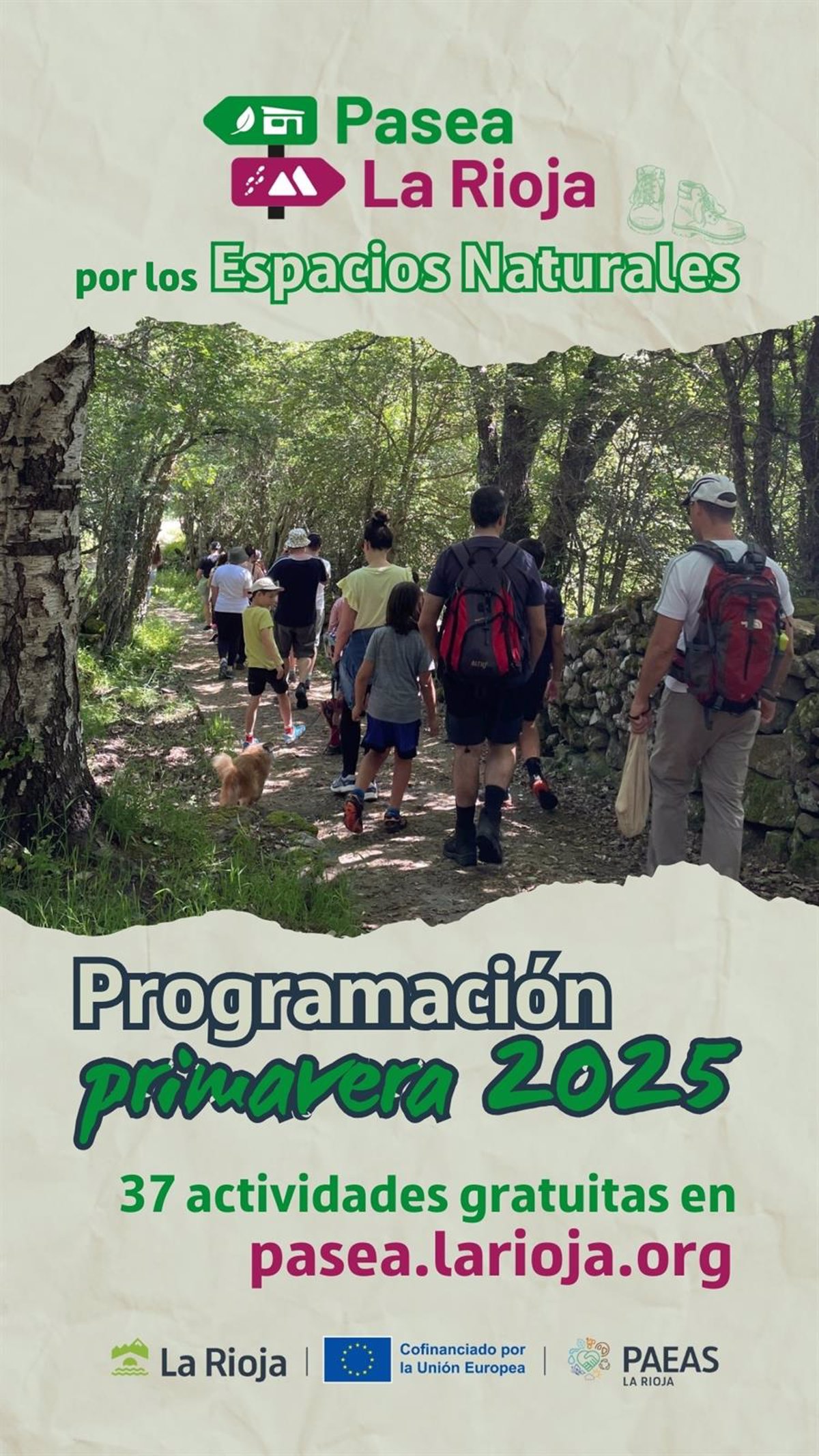  Pasea La Rioja  ofrece 37 actividades con 850 plazas gratuitas para disfrutar de la primavera en enclaves valiosos