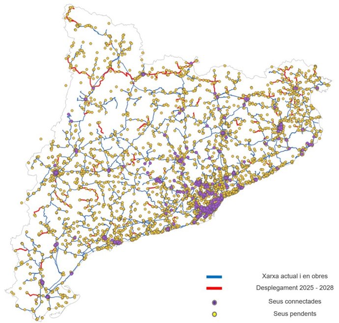 Sedes actuales y futuras de la nueva infraestructura tecnológica.