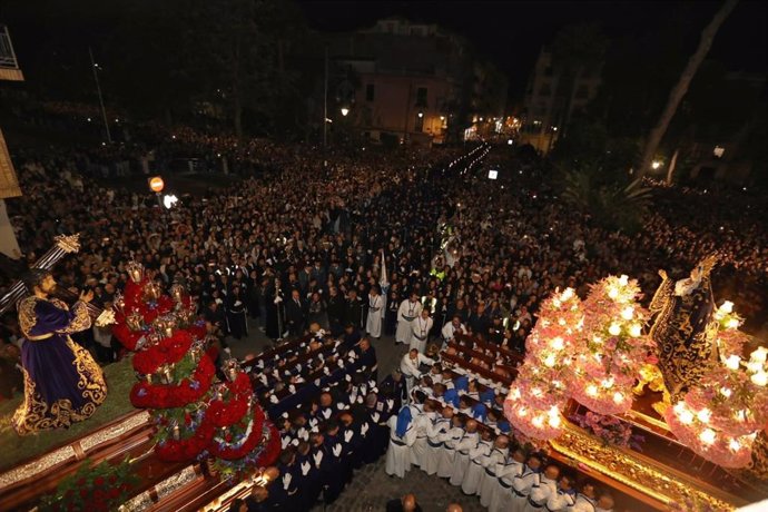 Procesión de El Encuentro, en Cartagena