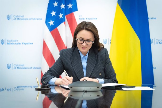 La vice primera ministra de Ucrania, Yulia Svyrydenko