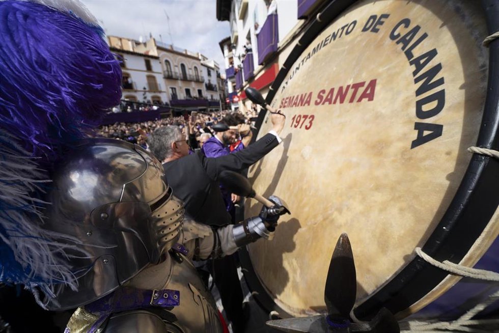 Rompida de la Hora de Calanda en Teruel