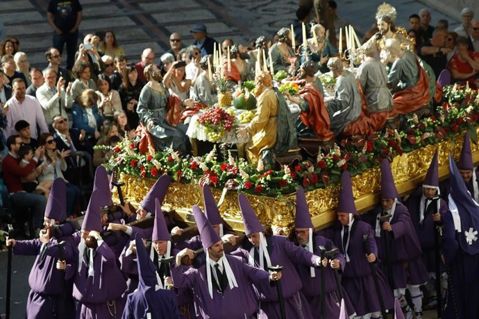 La Santa Cena recorre las calles de Murcia