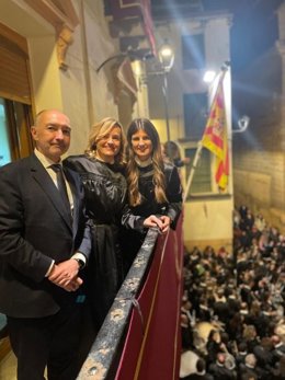 Pilar Alegría participa en el acto de 'Romper la Hora' en Albalate del Arzobispo (Teruel)