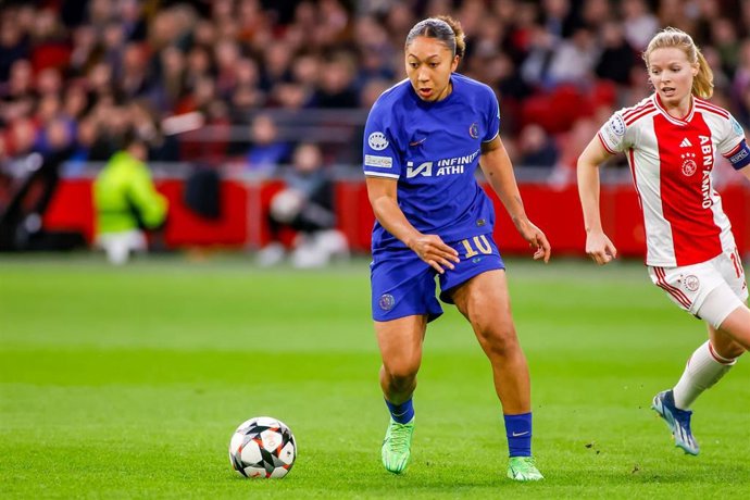 Archivo - Lauren James of Chelsea during the UEFA Women's Champions League, Quarter-finals, 1st leg football match between AFC Ajax and Chelsea FC on March 19, 2024 at Johan Cruijff ArenA in Amsterdam, Netherlands - Photo Dave Rietbergen / Orange Pictures