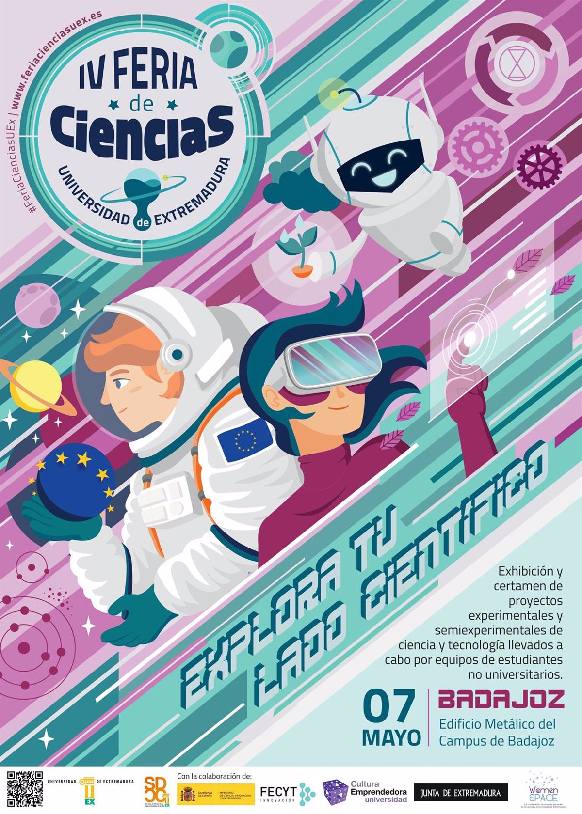 La IV Feria de Ciencias de la UEx incluirá la presentación de 45 proyectos de estudiantes