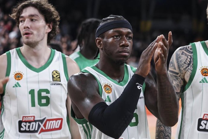 Archivo - Kendrick Nunn, en un partido con el Panathinaikos.