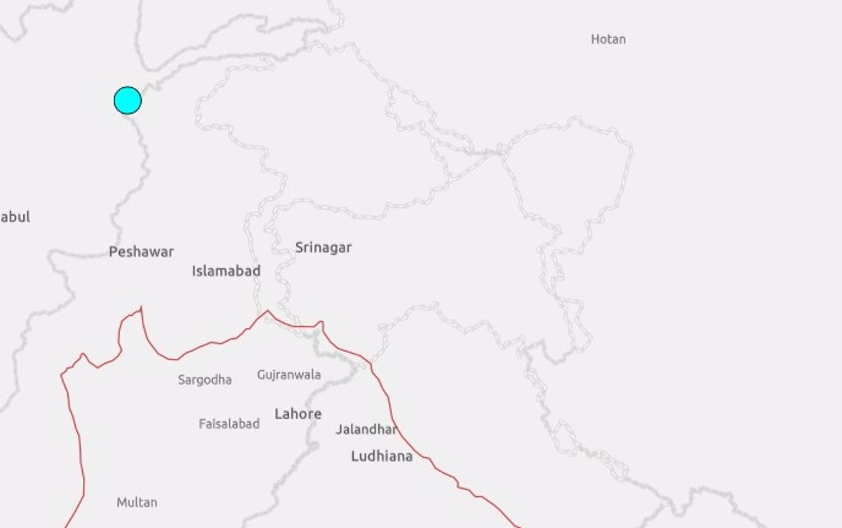 Registrado un terremoto de magnitud 5,7 en la triple frontera entre Pakistán, Afganistán y Tayikistán