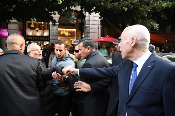 Archivo - El presidente de Túnez, Kais Saied 