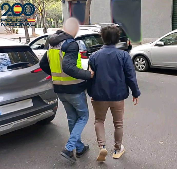 Uno de los detenidos por la Policía Nacional