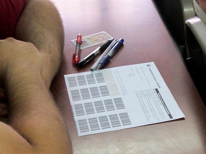 Archivo - Selectividad, PAEG, Examen, Prueba, Alumnos, Estudiantes