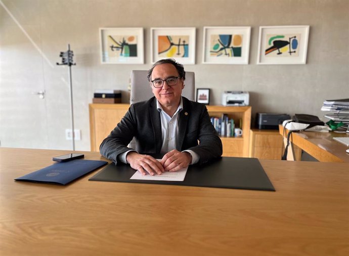 El rector de la Universidad de Almería (UAL), José Joaquín Céspedes.