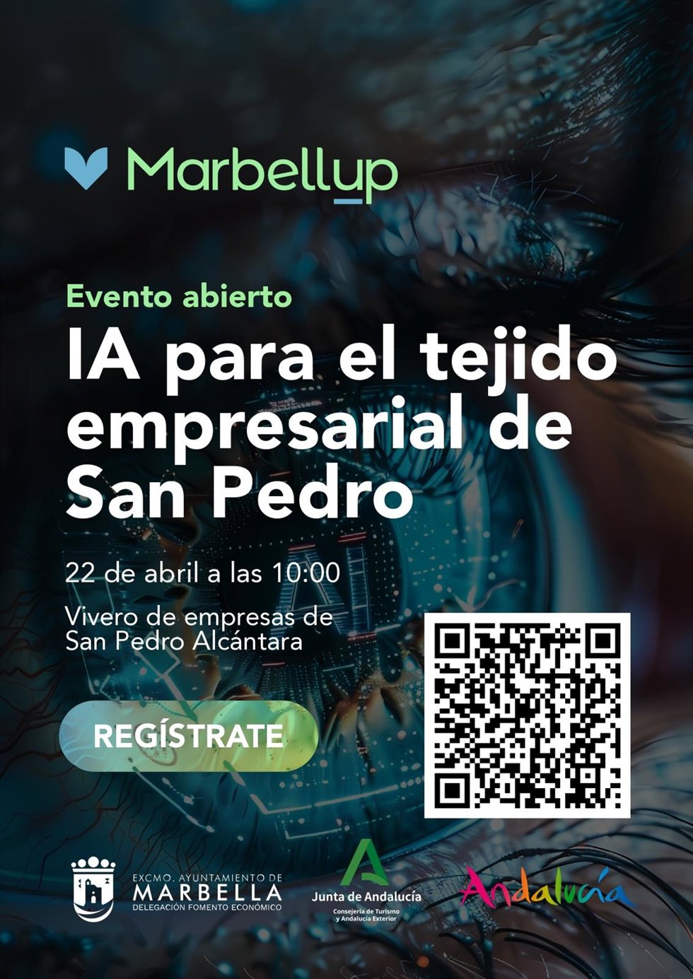 Cartel anunciador del evento que tendrá lugar el martes 22 de abril desde las 10 horas en San Pedro Alcántara.