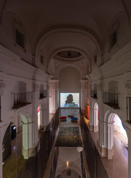 Archivo - Imagen de la exposición 'Círculo vital' de Victoria Civera en la Sala Verónicas.