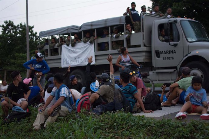 Archivo - Migrantes en Chiapas, México (archivo)
