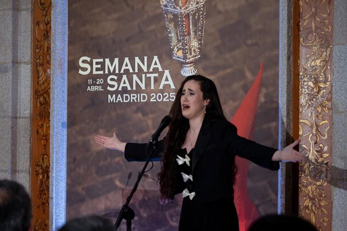 Rocío Luna en la presentación de la Semana Santa 2025