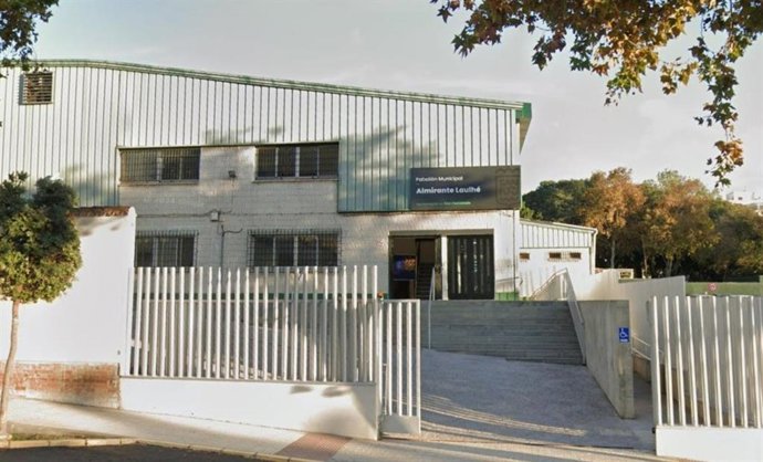 Pabellón del Parque Almirante Laulhé, una de las sedes del Campeonato de España de Selecciones Autonómicas de Minibasket.