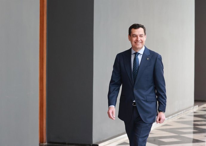 El presidente de la Junta de Andalucía, Juanma Moreno, en una imagen de archivo.