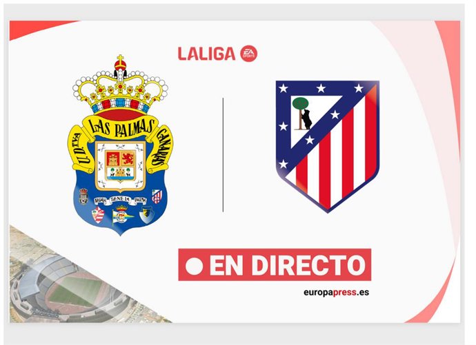 Onces Iniciales confirmados: Las Palmas - Atlético de Madrid: resumen y estadísticas del partido de la jornada 32 de LaLiga EA Sports