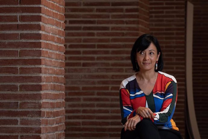 La nueva secretaria general de CC.OO. De Catalunya, Belén López, en una entrevista de Europa Press