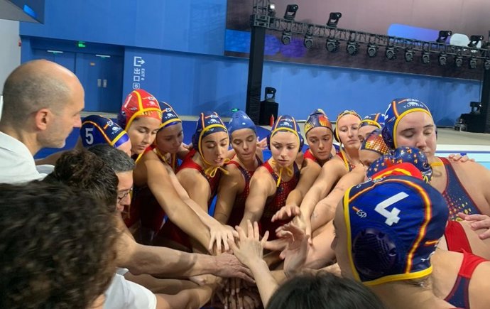 La selección española femenina de waterpolo en la Copa del Mundo