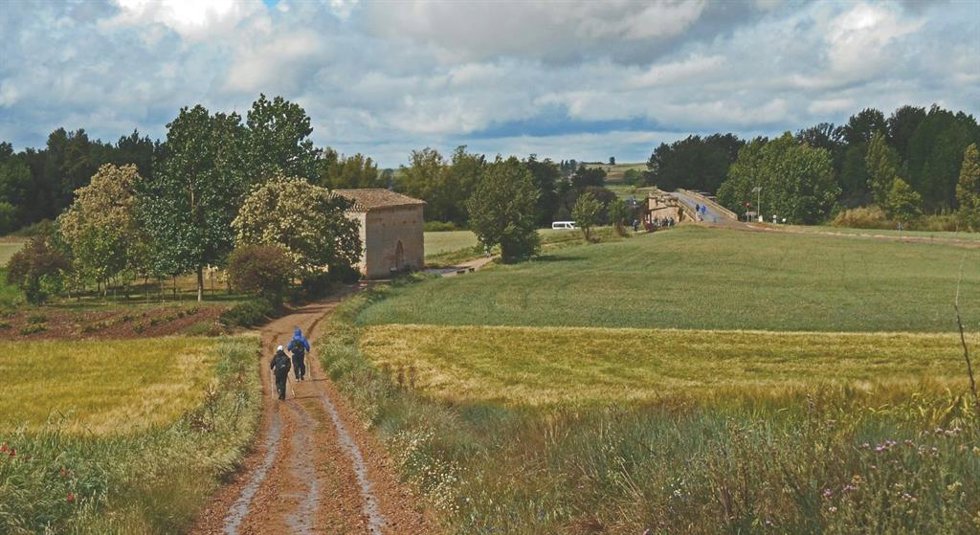 Peregrinos en el Camino de Santiago