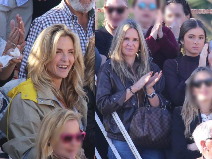 Regina García, María del Carmen Fernández y Carmela Guadalupe en la corrida Homenaje a Paquirri  en el marco del 40 aniversario de la trágica muerte del torero