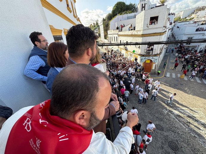 Suelta de toros este sábado en la localidad gaditana.