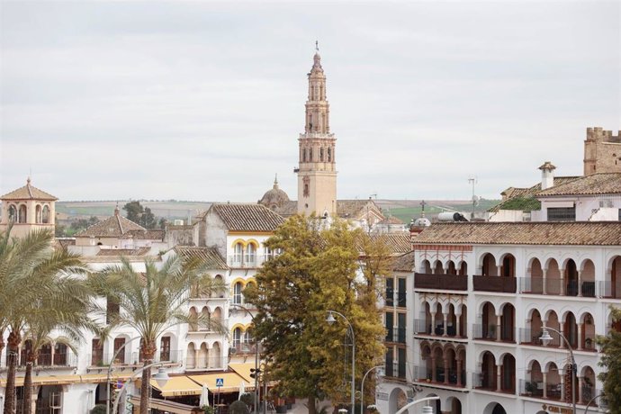 Archivo - Vistas desde el Mirador de los Marqueses de Peñaflor tras su rehabilitación